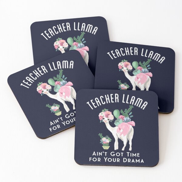 Item preview, Funny Teacher Christmas Gift, Teacher Llama Aint Got Time for Your Drama designed and sold by AmazingEcraft.