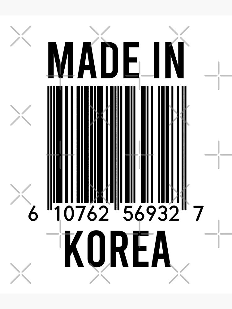 Thumbnail 3 of 3, Poster, Made In Korea designed and sold by RandomStuffShop.