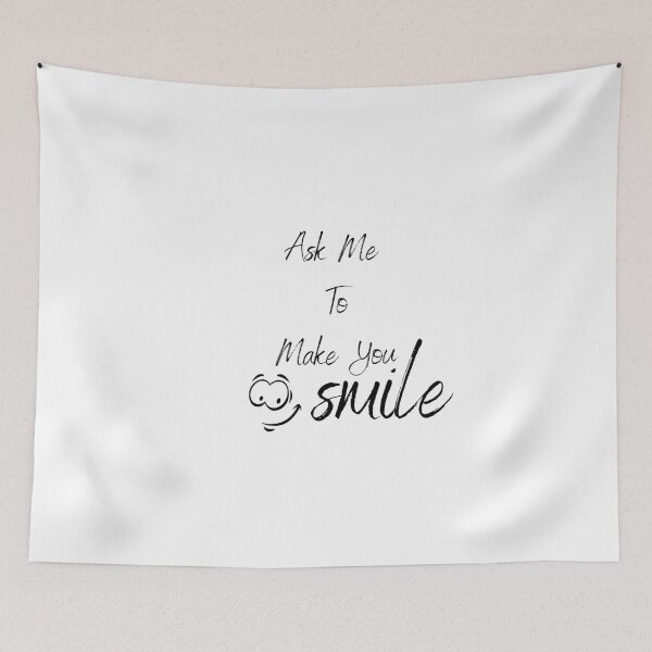 Item preview,    Ask me to make you smile, funny adie gift  designed and sold by Bachirdz.