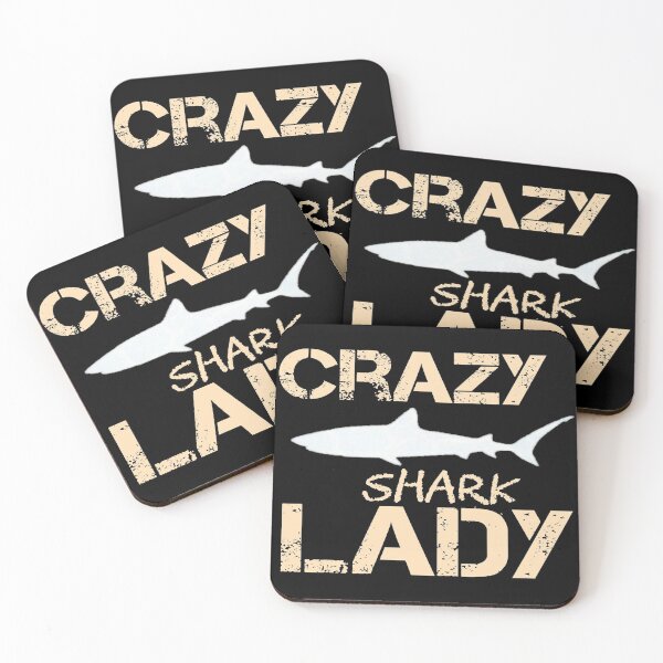 Item preview, Crazy shark lady ocean - funny christmas gift  designed and sold by AYACHI90.