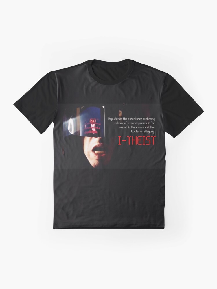 Thumbnail 4 of 5, Graphic T-Shirt, Philosophia (ILSC): The I-Theist designed and sold by MoriVond.