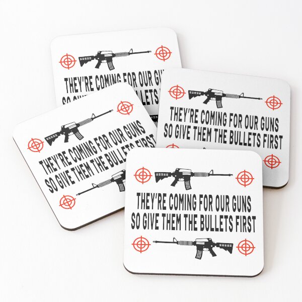 Item preview, They're Coming For Our Guns-Social / Political Design designed and sold by GuitarZan's.