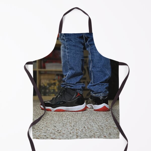 Item preview, AJ 11 Bred Sneaks Portrait on Feet designed and sold by RCPphotography.