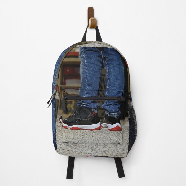 Item preview, AJ 11 Bred Sneaks Portrait on Feet designed and sold by RCPphotography.