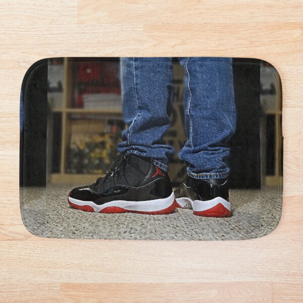 Item preview, AJ 11 Bred Sneaks Portrait on Feet designed and sold by RCPphotography.