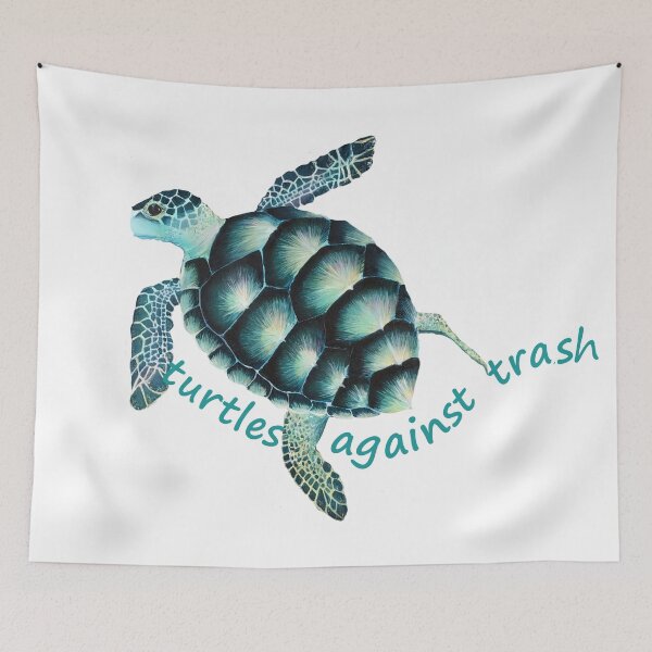 Item preview, Turtles Against Trash designed and sold by maggieDAS.