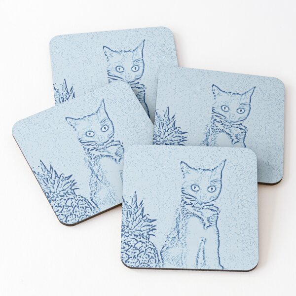 Item preview, The Cat and the Pineapple designed and sold by MisterGroom.