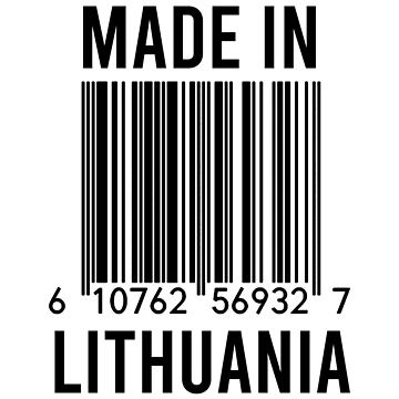Artwork thumbnail, Made In Lithuania by RandomStuffShop