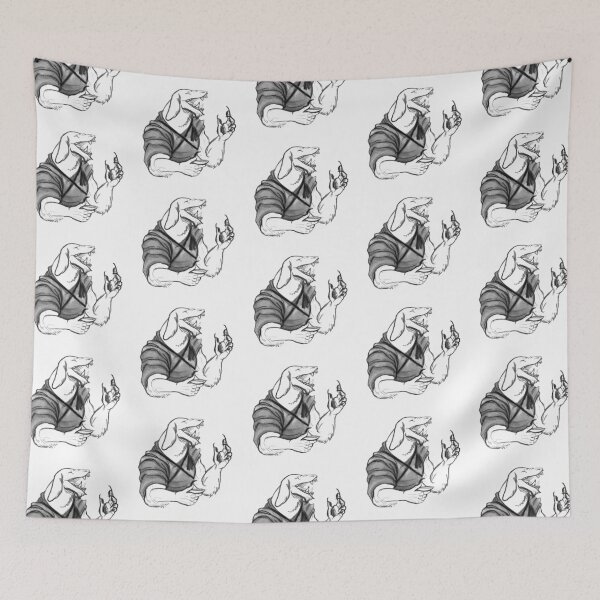 Item preview, Happy Dog Monster Man Furry designed and sold by wyrmskin.