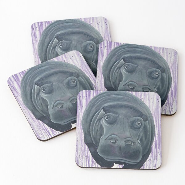 Item preview, Cute Animal- Hippo designed and sold by Austin Fabinski Art.