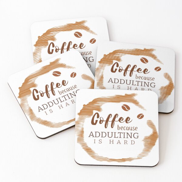 Item preview, Coffee Because Adulting Is Hard designed and sold by donvector.