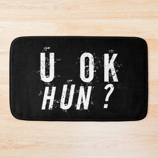 Item preview, U ok hun? funny saying, meme, joke, hunny bunny, vintage designed and sold by Van-Tees.