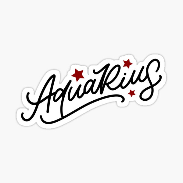 Aquarius Sticker