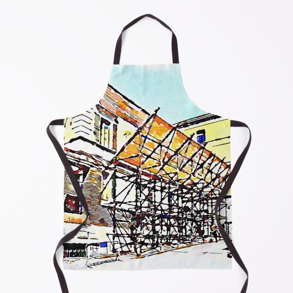 Item preview, L'Aquila: buildings with scaffoldings designed and sold by Giuseppe Cocco.