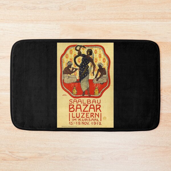 Item preview, retro saalbau bazar luzern im kursaal vintage reclame designed and sold by CorasPosters.