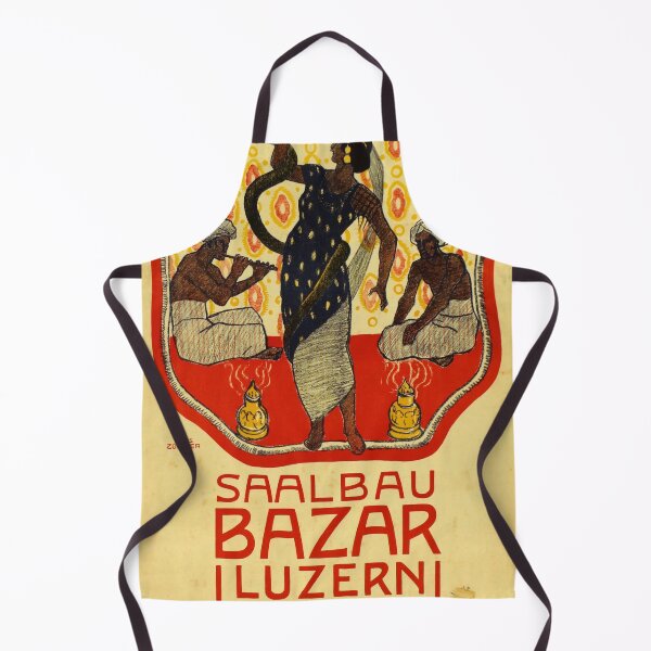 Item preview, retro saalbau bazar luzern im kursaal vintage reclame designed and sold by CorasPosters.
