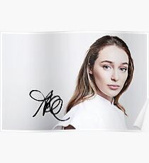 Alycia Debnam-Carey - TCAs 2016 (w/ sig.) Poster