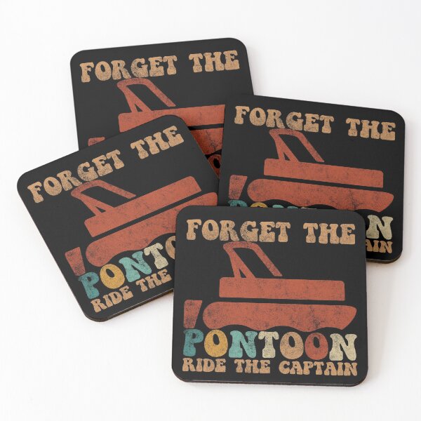Item preview, Forget The Pontoon Ride The Captain T-Shirt, Vintage Pontoon Captain, Funny Pontoon Captain designed and sold by UniqueStylistic.