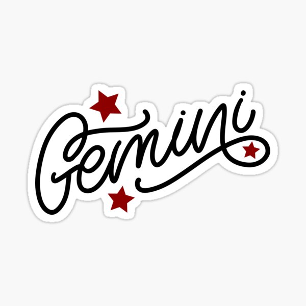 Gemini Sticker