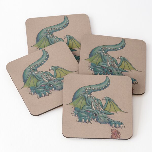 Item preview, Playful Dragon with Bunny Friend designed and sold by justteejay.