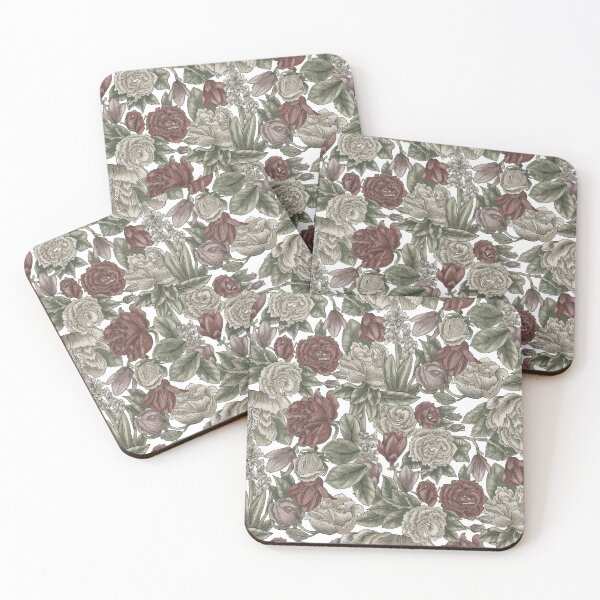 Item preview, Flowers white background designed and sold by agakubish.