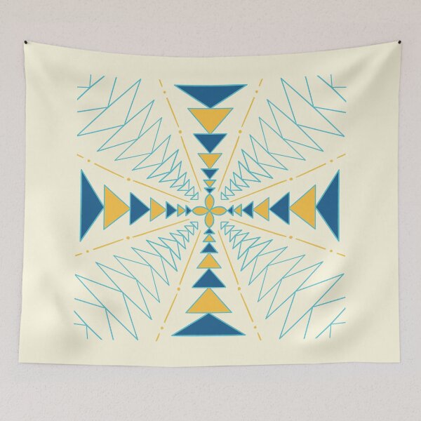 Item preview, Mandala with Triangles with Light Background   designed and sold by Peace502.