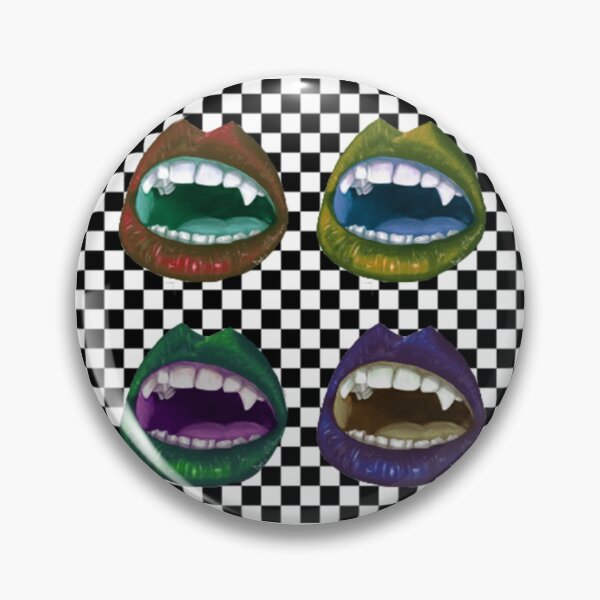 Item preview, Checkered_Vampire_Lips  designed and sold by ddArtski.
