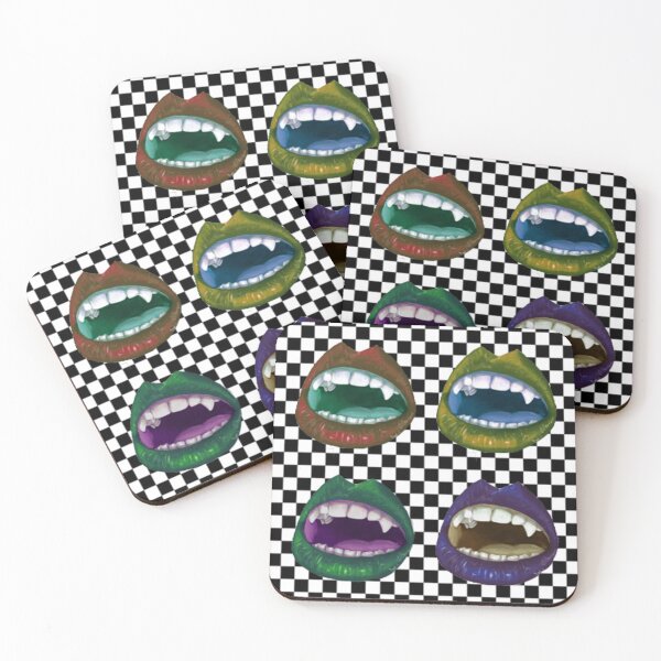 Item preview, Checkered_Vampire_Lips  designed and sold by ddArtski.
