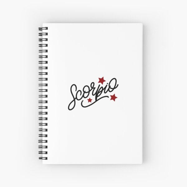 Scorpio Spiral Notebook