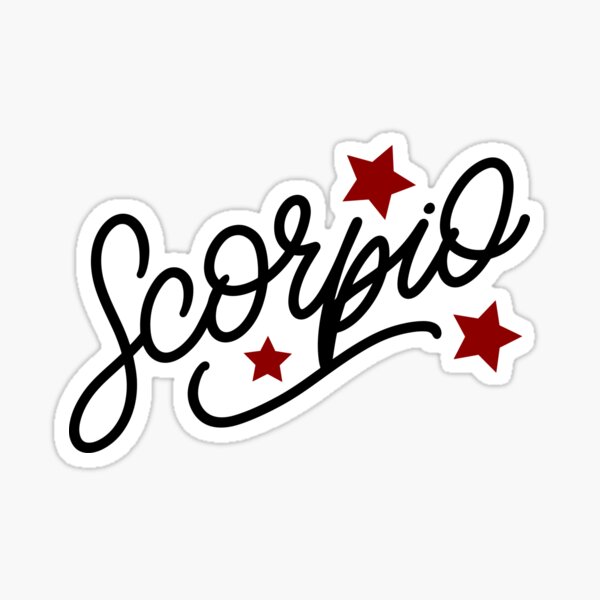 Scorpio Sticker