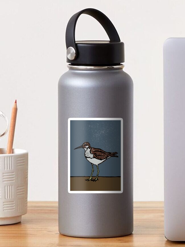 Thumbnail 1 of 3, Sticker, Spotted Sandpiper, a small shore bird designed and sold by kittenry.