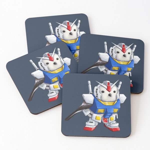 RX-78 Gunbirb Coasters (Set of 4)