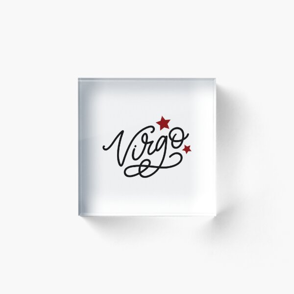 Virgo Acrylic Block