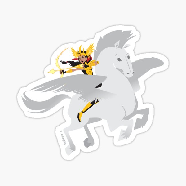 Flight of the Moonstar Valkyrie Sticker