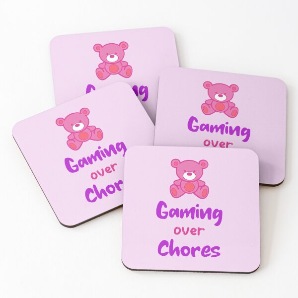 Item preview, Gaming Over Chores designed and sold by Rebrose.