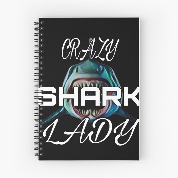 Item preview, Crazy Shark Lady designed and sold by Gordon Nelson.