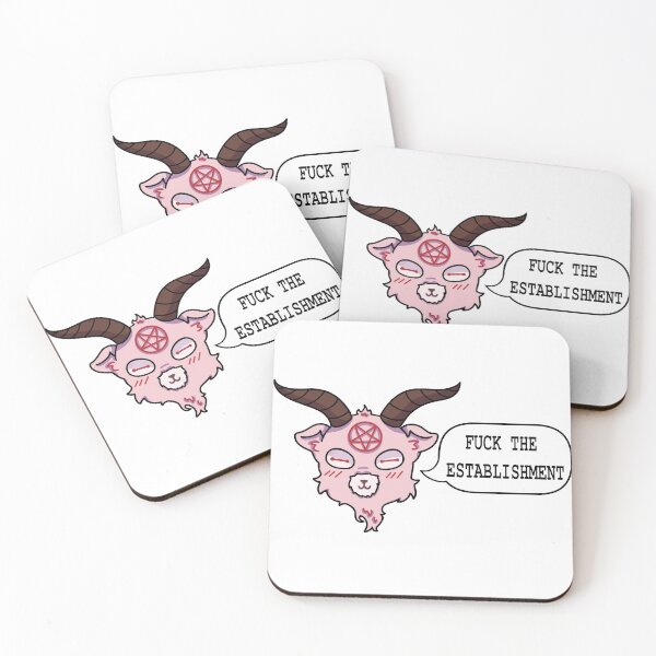 Item preview, Chibi Satanist F*CK THE ESTABLISHMENT designed and sold by Ninneko.