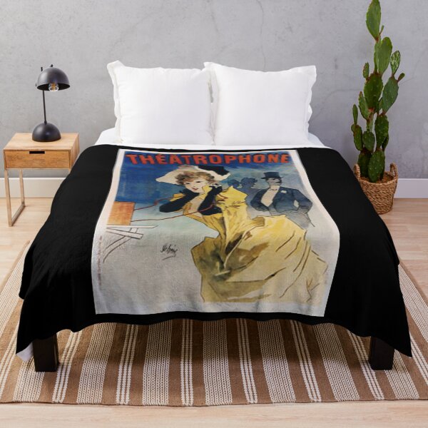 Item preview, retro le theatrophone             vintage reclame designed and sold by CorasPosters.