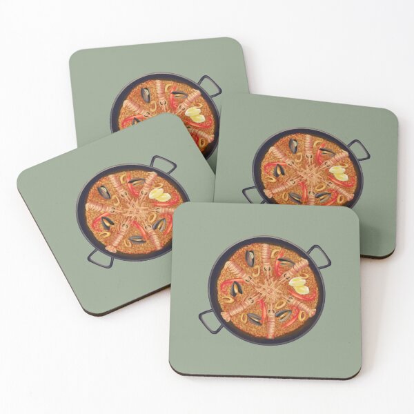 Item preview, Paella Traditional Spanish Food Illustration designed and sold by adelacreative.