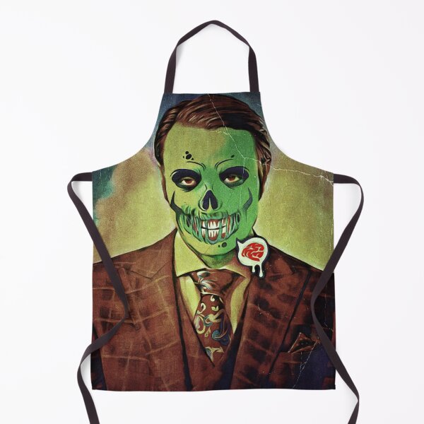 Item preview, Zombie Green Hannibal Lecter for Halloween - Brains! designed and sold by orionlodubyal.