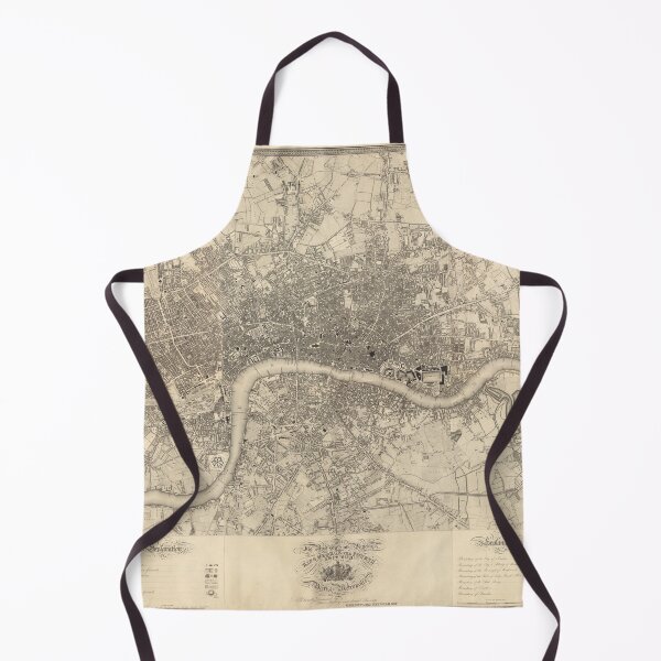 Item preview, London Map, 1827 by John Greenwood designed and sold by nextstepdesigns.