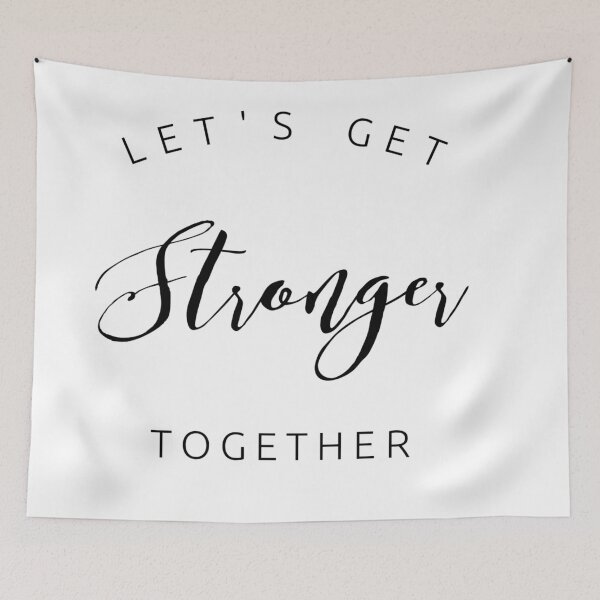 Item preview, Let's Get Stronger Together designed and sold by Xrizen  Designs.
