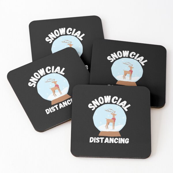 Item preview, Snowcial Distance Christmas 2020 Snowglobe designed and sold by TeesForNerds.