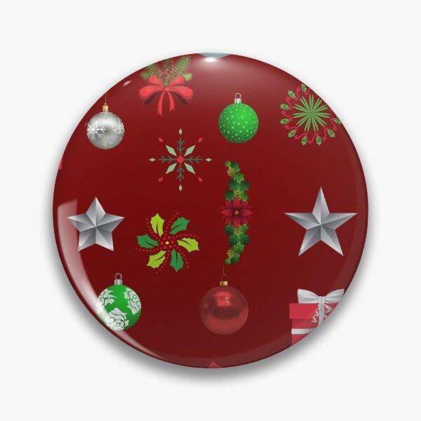 Item preview, Deep Red Christmas Decorations designed and sold by BhARTi Taylor.