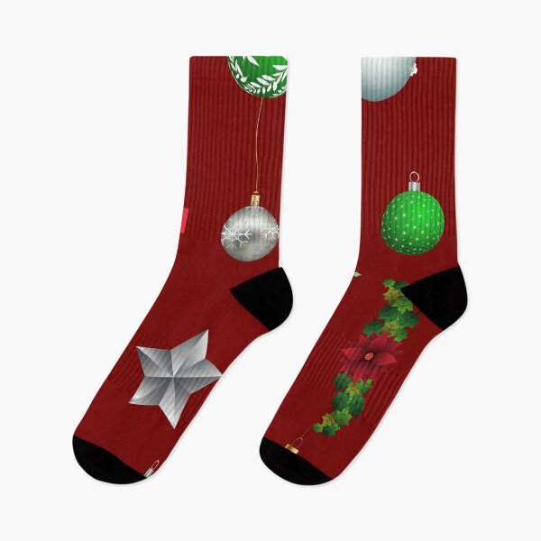Item preview, Deep Red Christmas Decorations designed and sold by BhARTi Taylor.