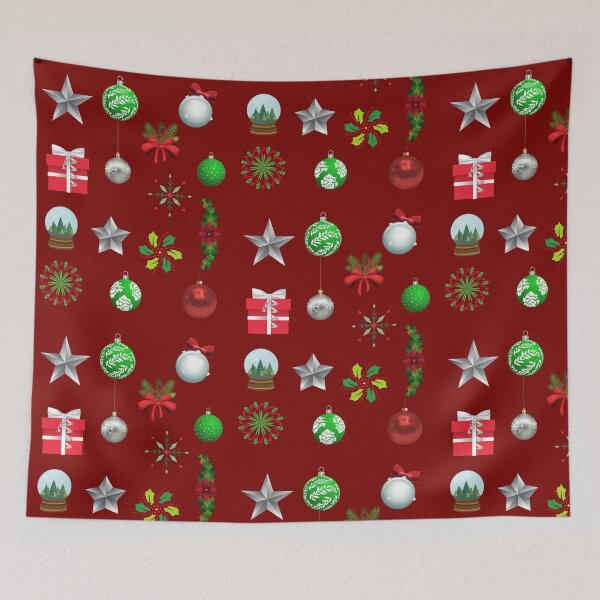 Item preview, Deep Red Christmas Decorations designed and sold by BhARTi Taylor.