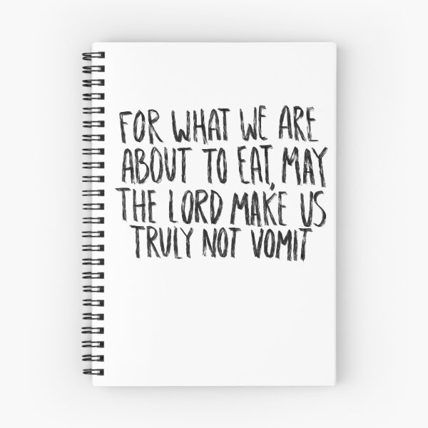 Item preview, For the food we are about to eat, may the lord make us truly not vomit (Gordon Ramsay) designed and sold by Keeping Art Heavenly.