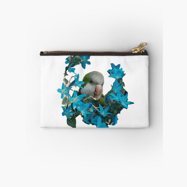Item preview, blue flowered parrot designed and sold by Nekaiida.