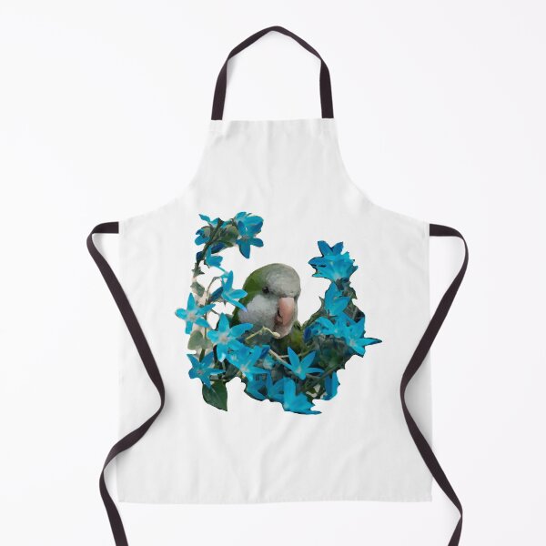 Item preview, blue flowered parrot designed and sold by Nekaiida.