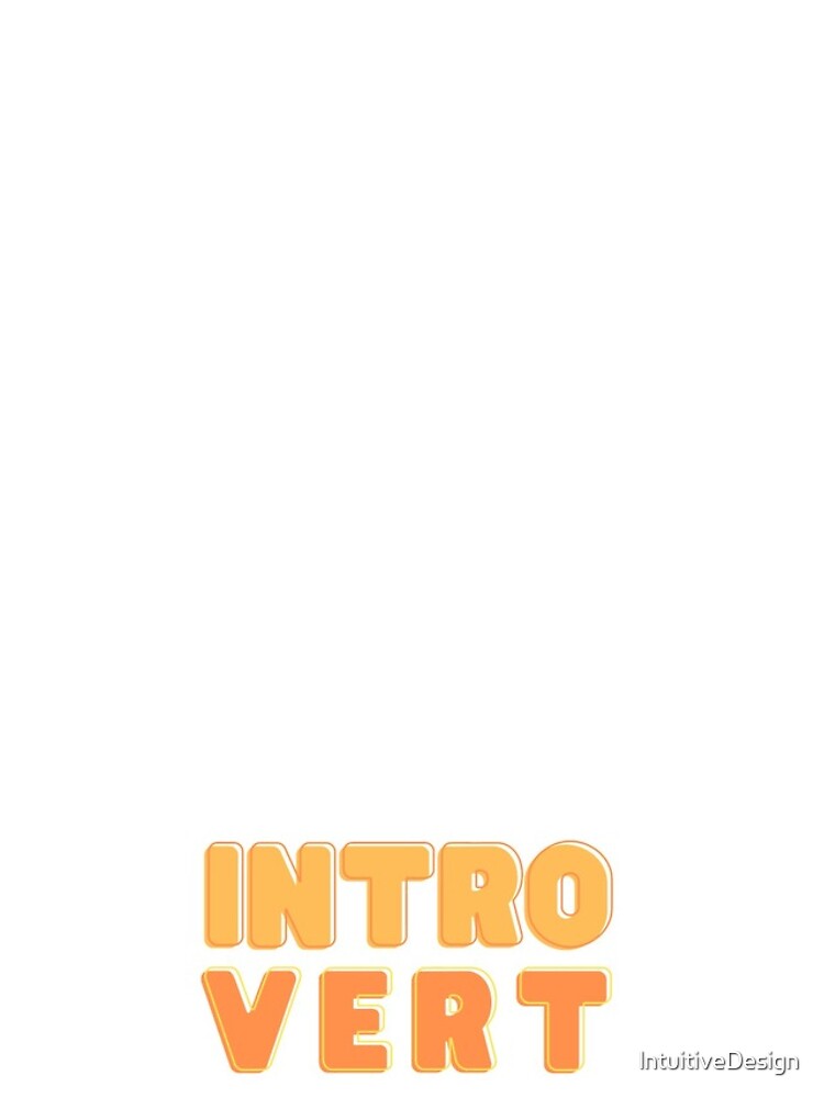 Thumbnail 4 of 4, iPhone Case, Introvert version 2 designed and sold by lntuitiveDesign.
